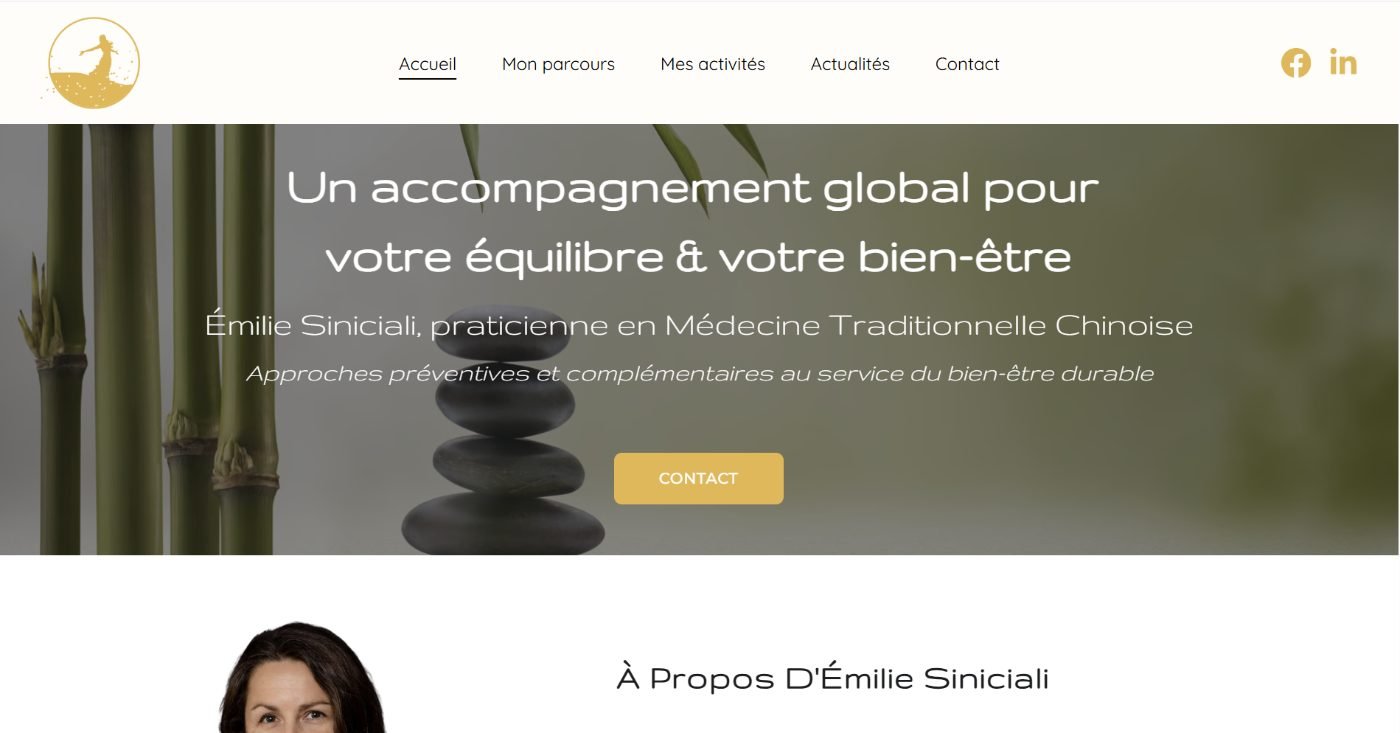 Site Émilie Siniciali